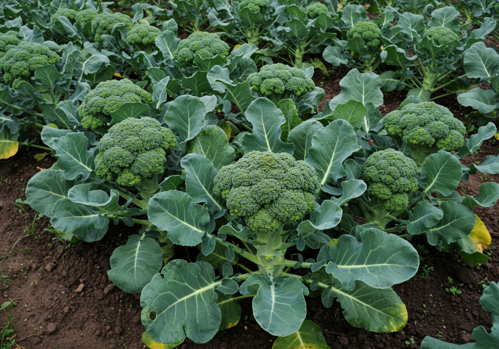 Brocoli au potager