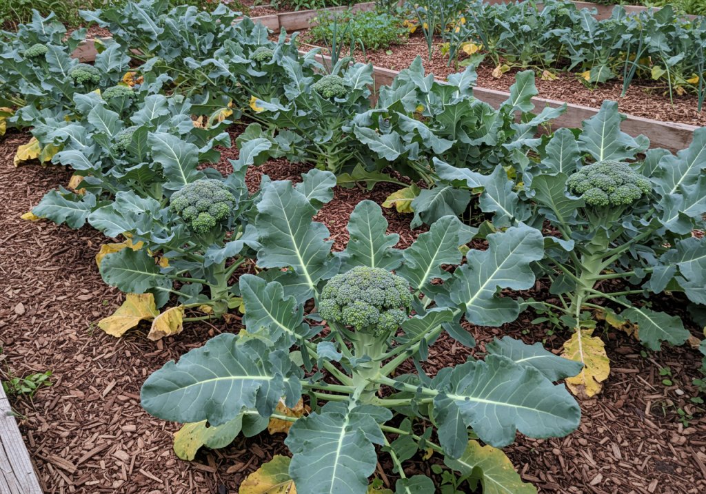 Brocoli au potager